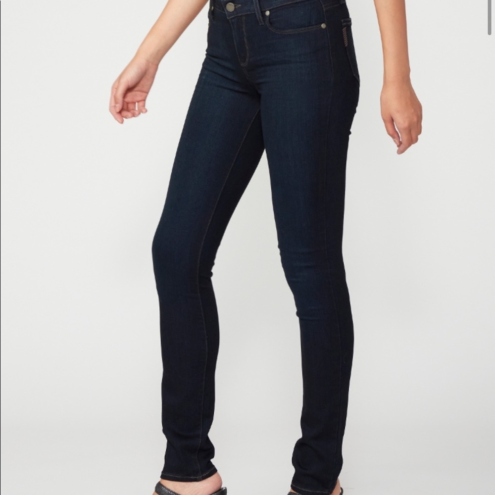 PAIGE Denim Skyline Skinny Jeans Dark Wash
